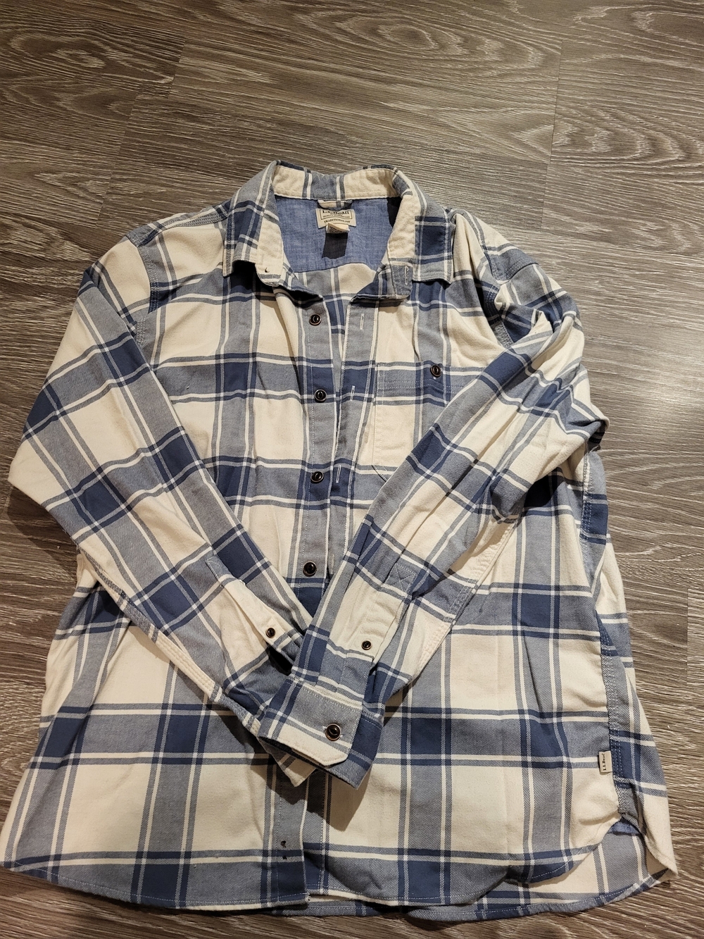 L.L. Bean Plaid Button-Down Shirt